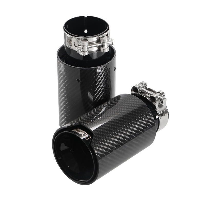适用宝马M3M4卡箍碳纤排气管尾嘴