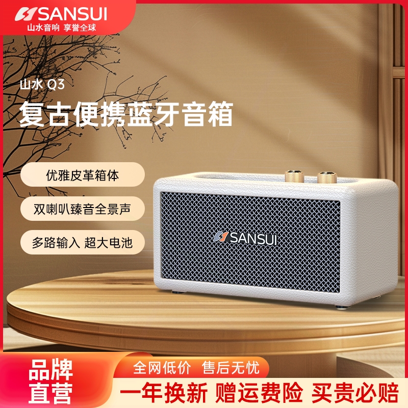 山水2025新款蓝牙音箱迷你高音质
