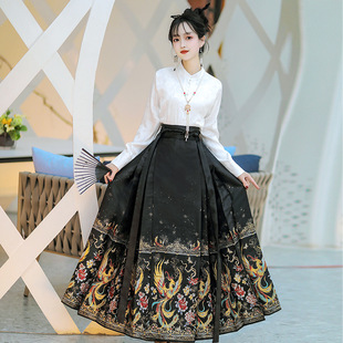 凝紫萱（凤霞）明制马面裙套装汉服女2026新款日常通勤新中式古装