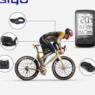 促高档GIYO山地自行车码 表USB充电无线夜光防水速度里程表公路新