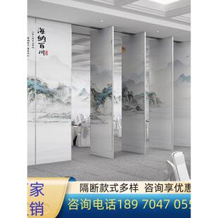 酒店隔断折叠门饭店包间移动折叠门餐厅包房隔断门
