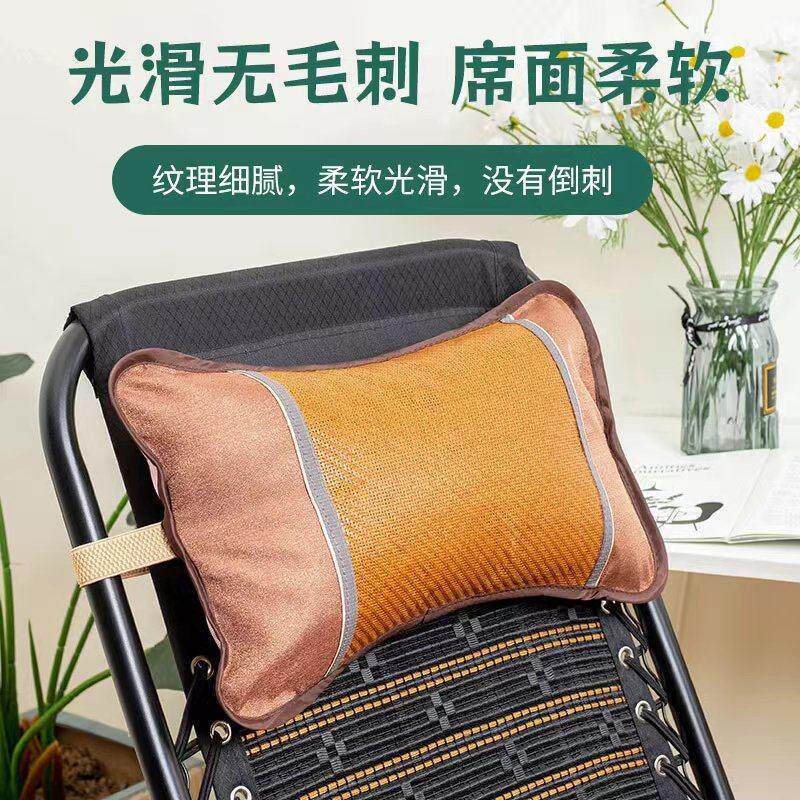 折叠躺椅枕头躺椅舒适枕头椅子垫睡枕简约午休椅豪华椅折叠椅配件