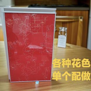 整体橱柜门自装 门板晶钢门厨房整体整体橱柜门定制钢化玻璃门可