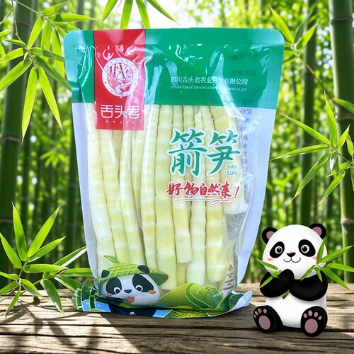 舌头君箭笋500g袋装清水脆嫩笋尖炒菜凉菜干锅商用家用脆嫩小笋