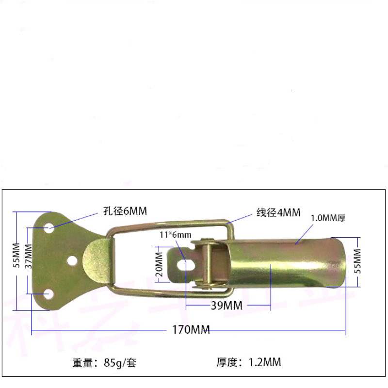 沙发床二合一连接卡扣家具五金紧固配件