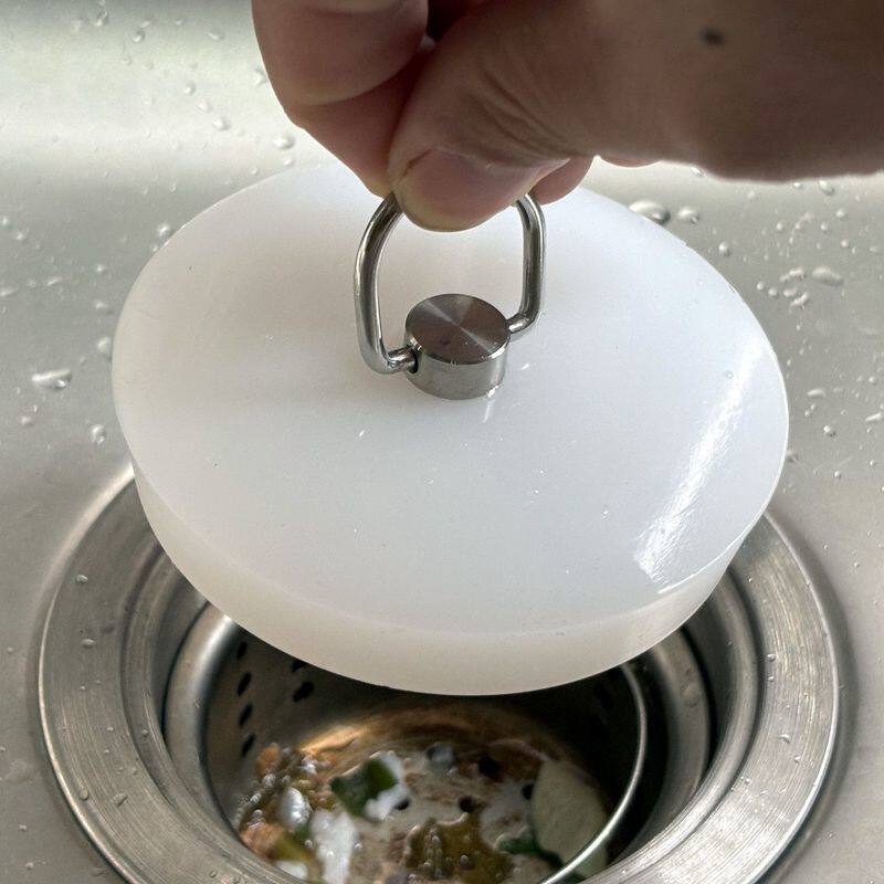 硅胶水槽封水密封塞 厨房110下水器洗菜盆储水防漏堵头