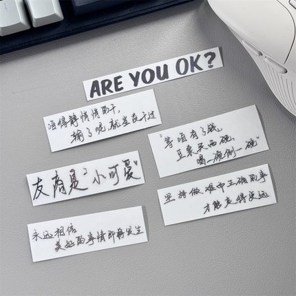 雷军雷总励志语录文字3d立体金属贴纸卡通手机平板笔记本电脑装饰