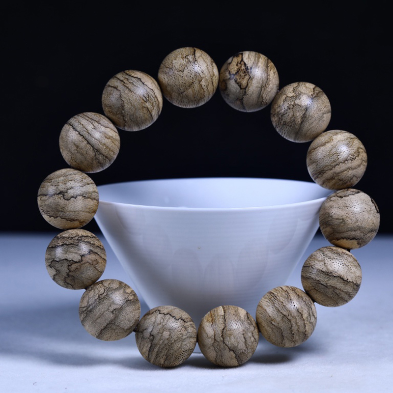 乳香凉味16mm正区老料霸气达拉干花珠收藏款保真文玩手串