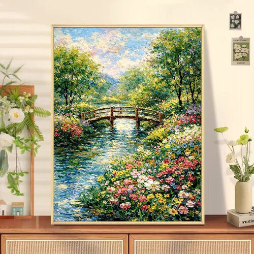 2026新款5D手工点贴钻石画带框