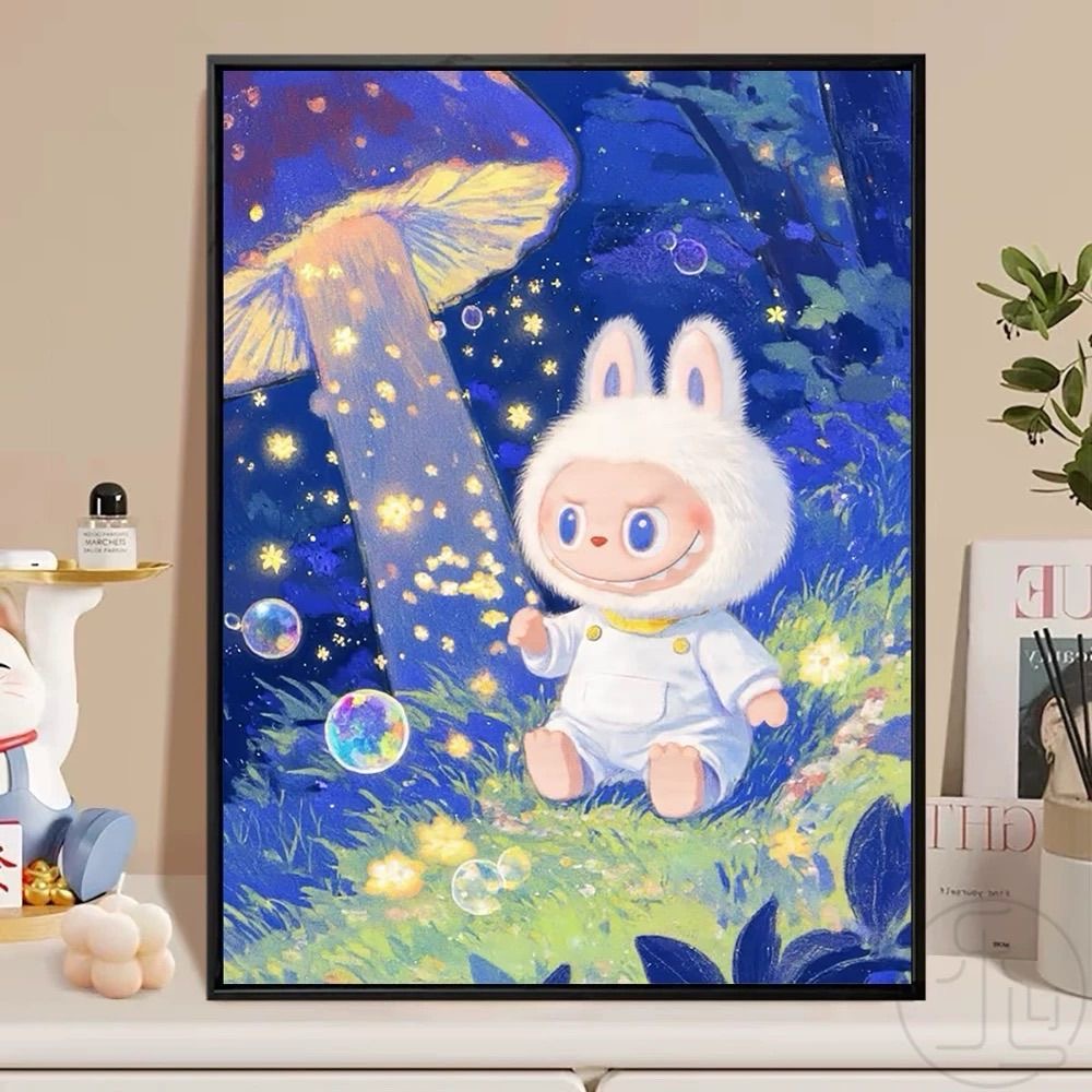 2025新蘑菇星空拉布布钻石画