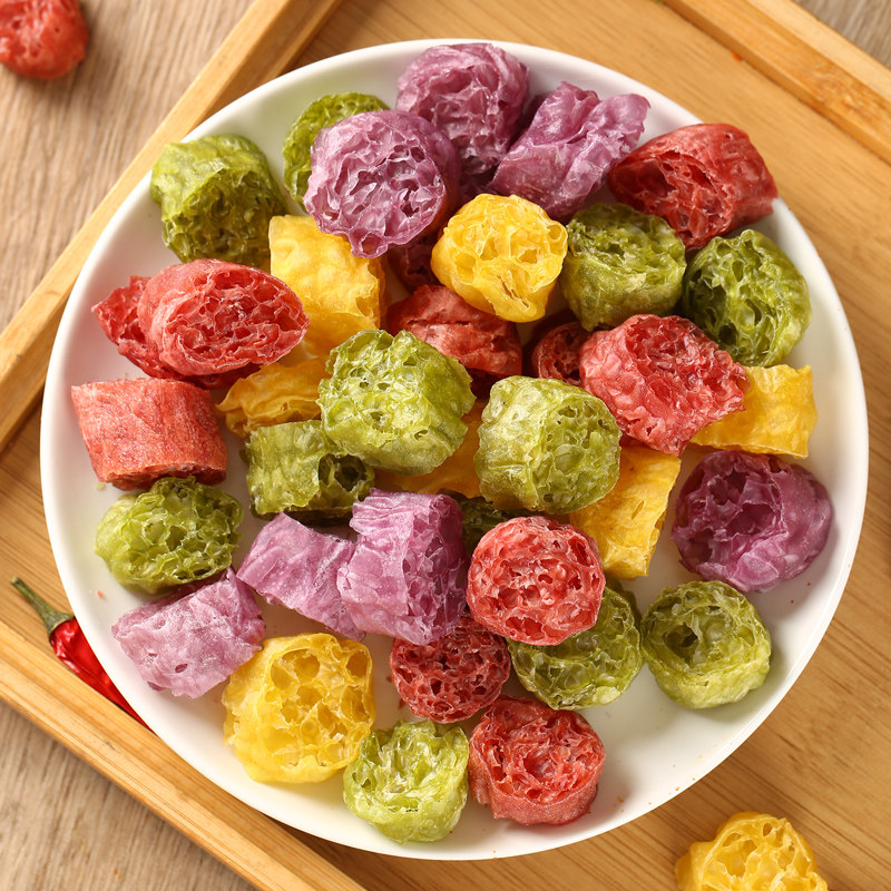 果蔬面藕素食凉拌菜素肥肠冒菜