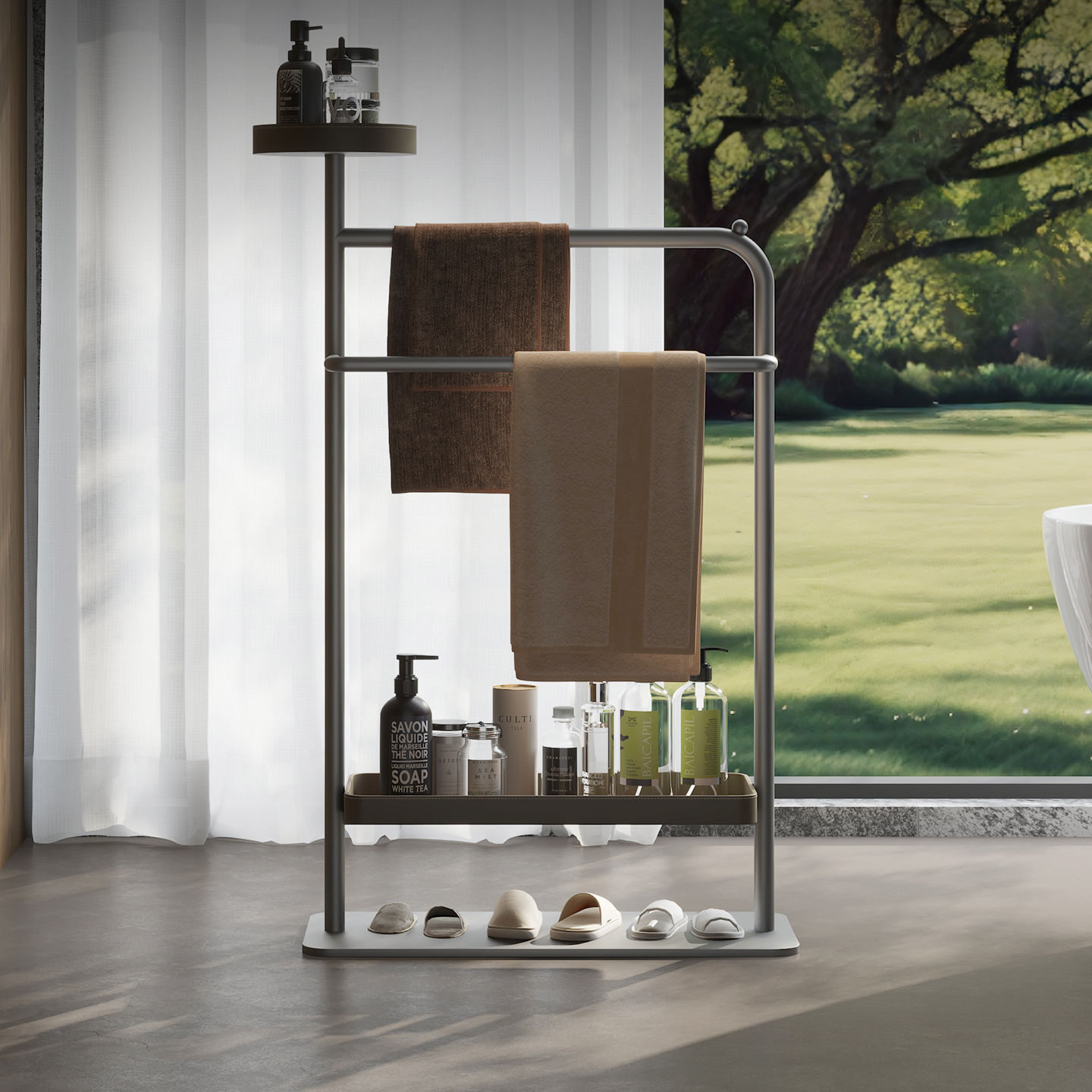 意式轻奢防水多功能置物架