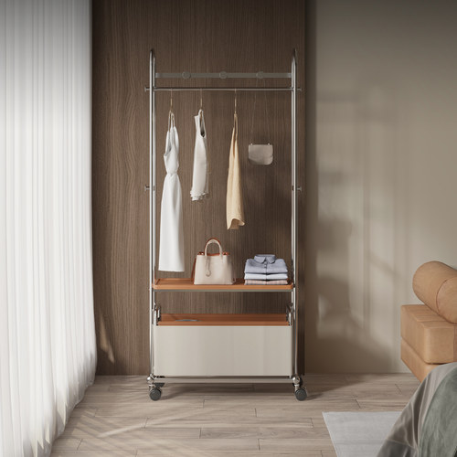 意式衣帽架挂衣储物一体