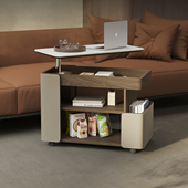 意式 极简客厅岩板小茶几桌可移动小推车家用轻奢高级感移动小餐车