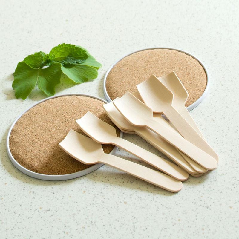 一次性高档木勺甜品冰淇淋勺子