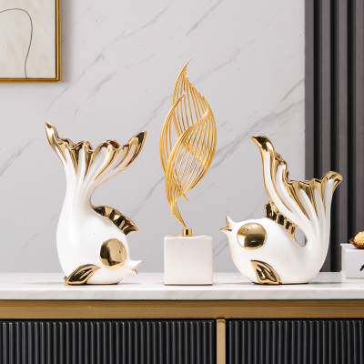 客厅电视柜酒柜玄关装饰品摆件简约现代轻奢高档搬家乔迁新居礼品