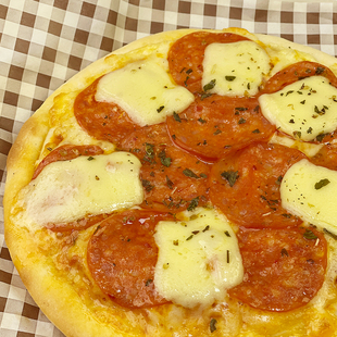 满68顺丰 萨拉米披萨半成品加热即食7寸空气炸锅代餐pizza 包邮