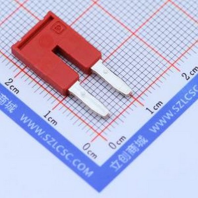 3030336 端子配件 插拔式桥接件 6.2mm 2Pin位 红色 FBS 2-6