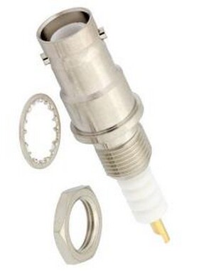 PE4239 连接附件 SHV插孔式直型穿墙连接器,焊接附件,焊杯端子,D