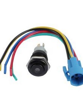 TP91604G124RA5150 按钮开关 圆形金属按钮开关两件套 带接插件