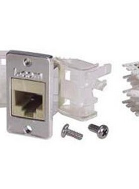 ECFRJTLC6-IV 通讯配件 6类免工具Keystone插座,RJ45 EIA568A/B,