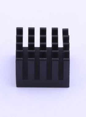 XSD1705-116 散热板/散热片 15*15*10MM黑色开槽