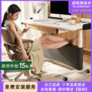 吱物松弛折叠翻板收纳电动升降桌智能电竞桌电脑桌书桌儿童学习桌