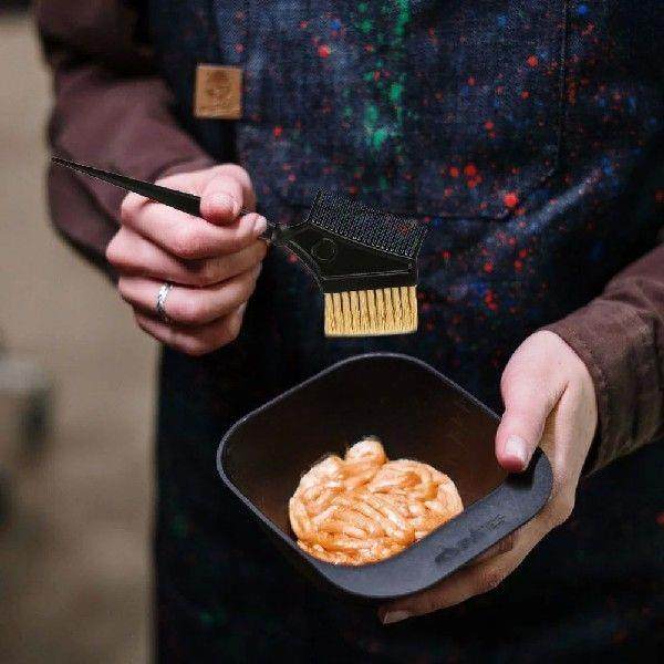 3 Pcs Comb Hair Combs Dye DIY Brushes Tint Salon Dyeing Kit