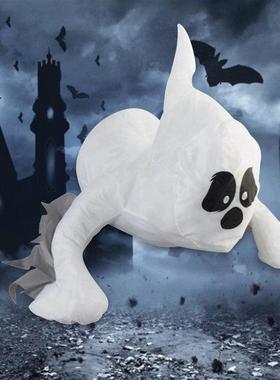 Halloween Bumping Window Ghost Window Decoration Broken Wind