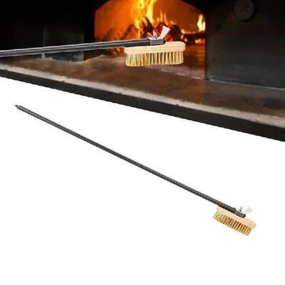 Pizza Stone Cleaning Brush Brass Bristles Oven Brush Heat