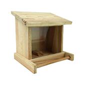 Weatherproof Wooden Feeding with Perch Bird Feeder