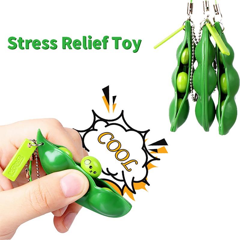 Fidget Squishy Toys Decompression Antisress Toys Squeeze Pea