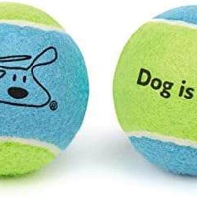 Dog is Good Tennis Balls for Dogs 2-Pack Boxes