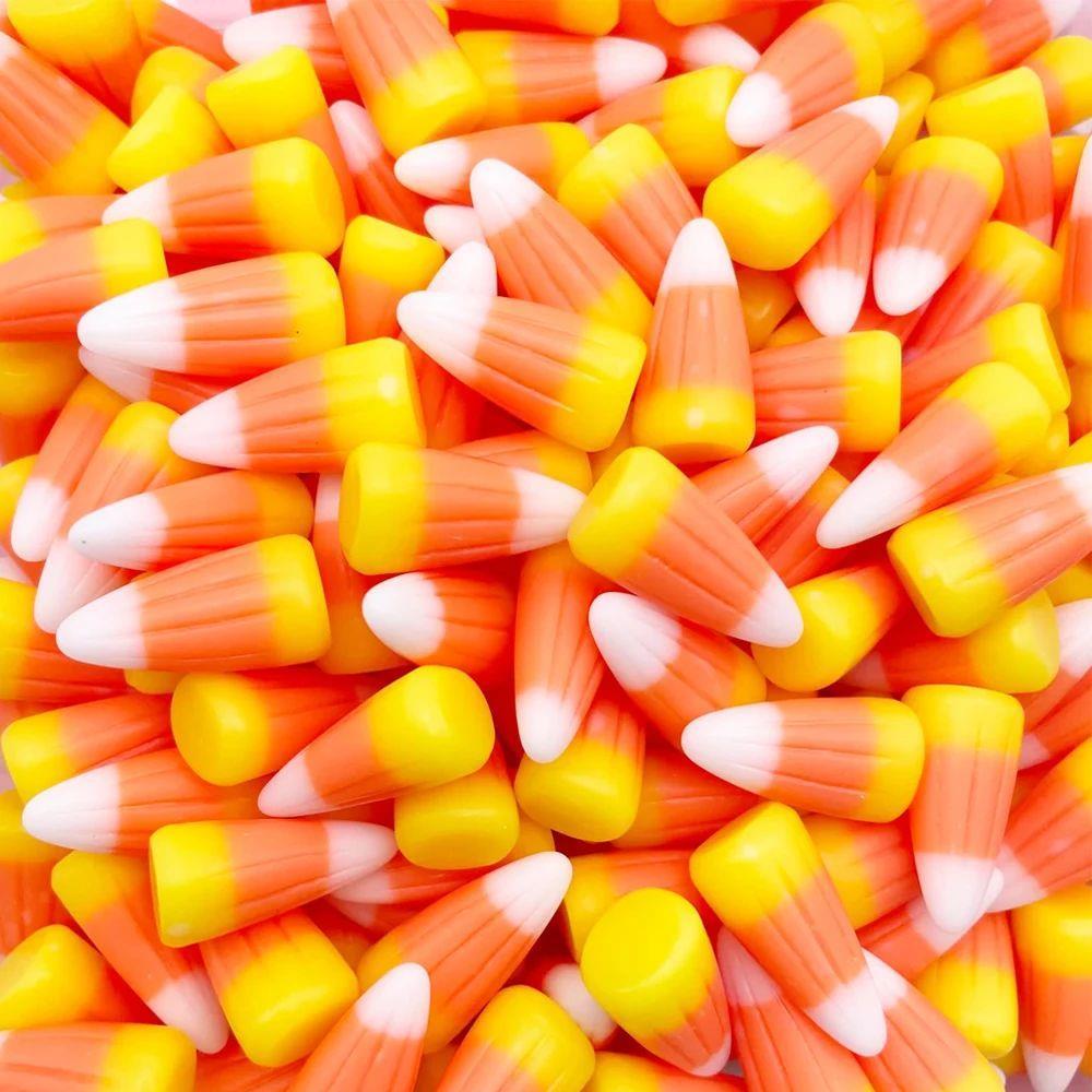 10/20pcs Bulk Halloween Resin 3D Fake Candy Corn Cabochons M