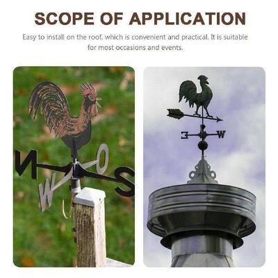 Farm Yard Metal Wrought Decoration Weather Vane Indicator