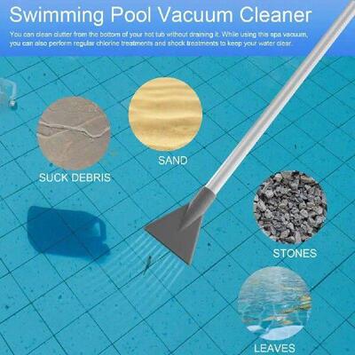 Pool Vacuum Cleaner Clear Siphon Hose Adjustable Valve