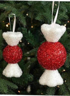 Christmas Tree Decoration Candy pendant a cane Lollipop prop