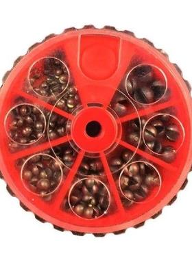 Fishing Split Lead Shot Sinker Weight Kit Dispenser Tackle