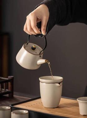 Ceramic cups Tea set Kung Fu tea White porcelain Set Chinese