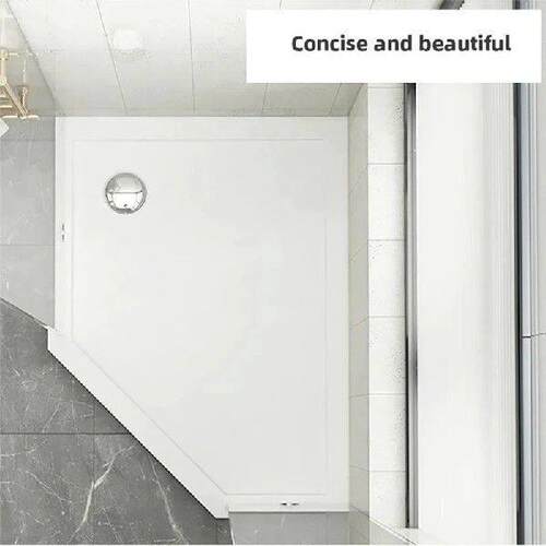 Low Profile Shower Drain Chrome Plated ABS Shower Tray
