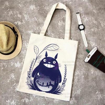Totoro Studio Ghibli Printed Canvas Bag Shoulder Bag Global