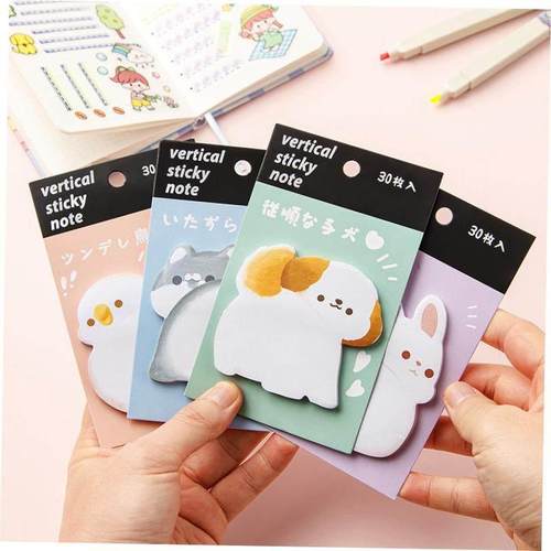cute cartoon rabbit sticky note memo纸卡通便利贴高颜值便签贴