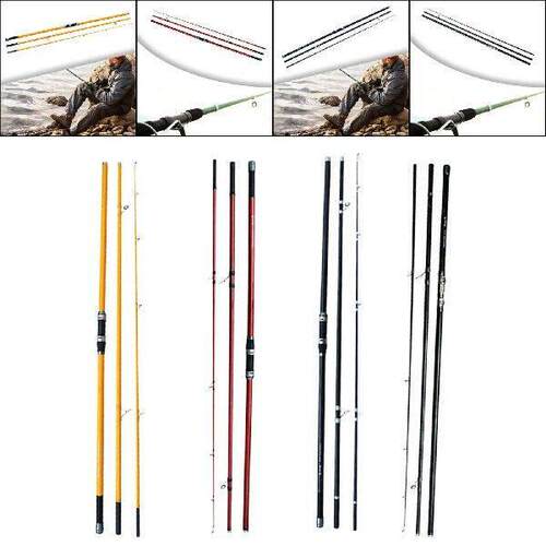 3 Sections Insert Fishing Rod 4.2M Easy Assembly Freshwater