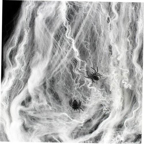 Halloween scene ambiance decorate spider cotton web silk万圣