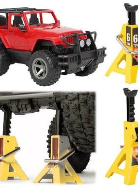 2 Pcs Simulation Metal 6T Jack Repair Stand Height