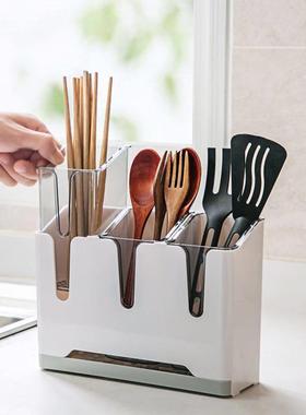 Knief holder tube spoon storage box rack kitchen cutlery org