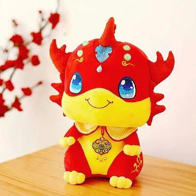 Red Snake Plush Stuffed Animal Plush Doll Snake Toy Plush