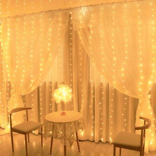 LED Fairy String Lights Curtain Garland Christmas Decoration