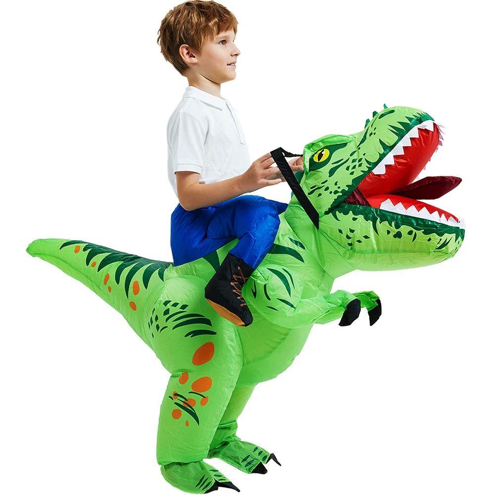 Kids Child Dinosaur Inflatable Costume Anime Purim Halloween