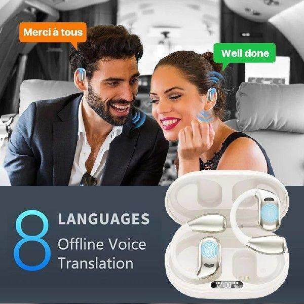114 Languages AI Translator Earbuds 98% Accuracy Real Time